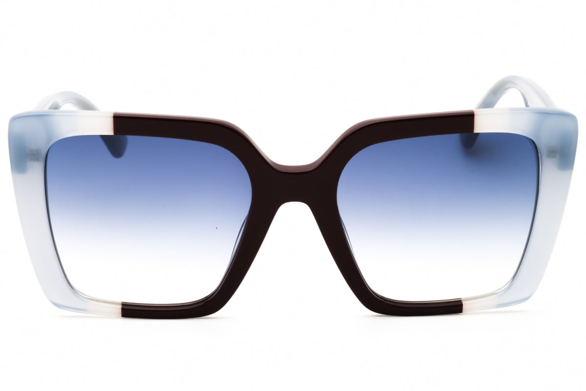 Gafas color azul y café