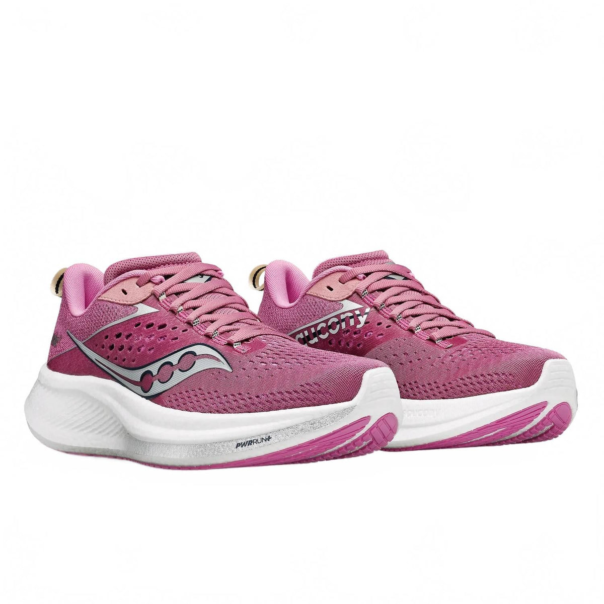 Tenis para correr de mujer color plateado