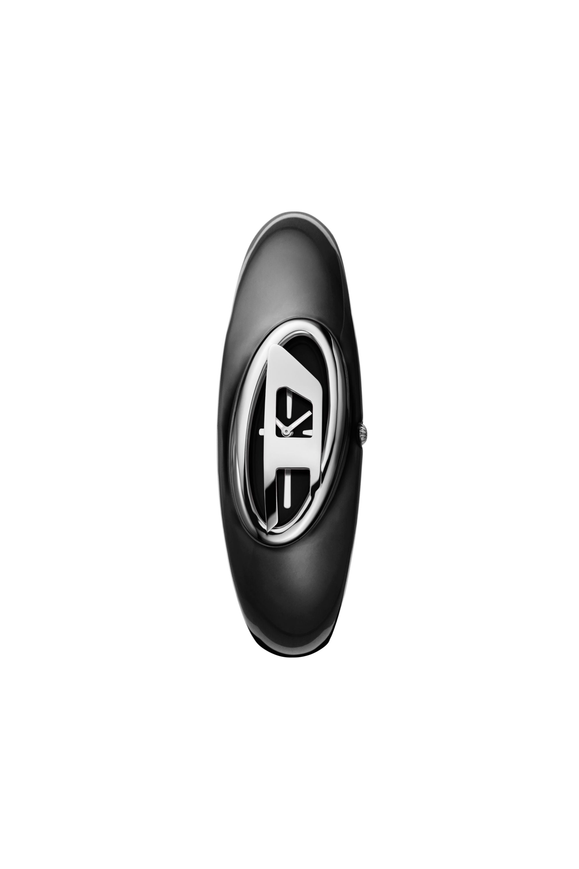 Diesel Wonder-D de Dos Manecillas Negro de Nylon y Resina
