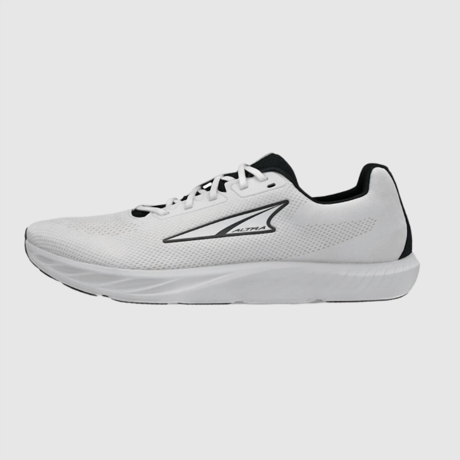Tenis para correr de hombre color negro y blanco