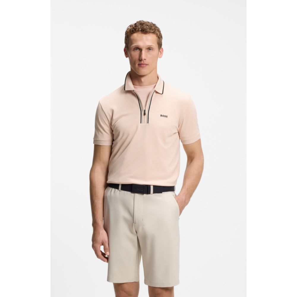 Polo de algodón de corte ajustado