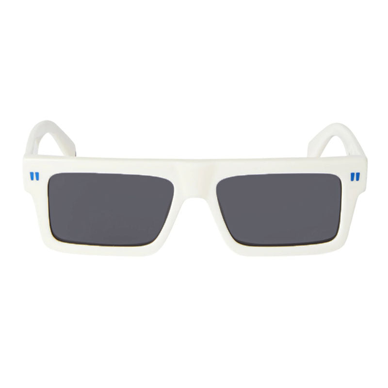 Gafas color gris oscuro y blanco