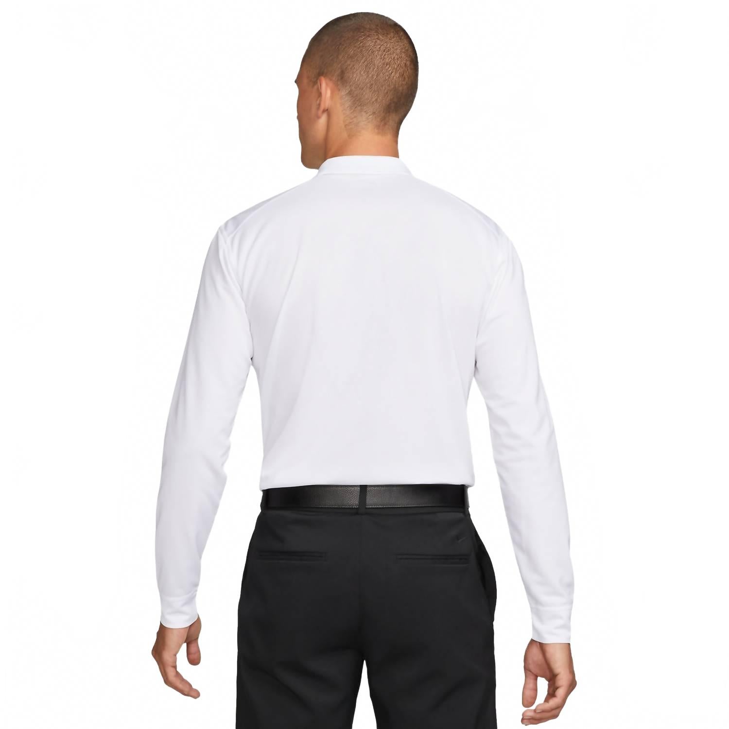 Camisa de hombre de manga larga color negro y blanco