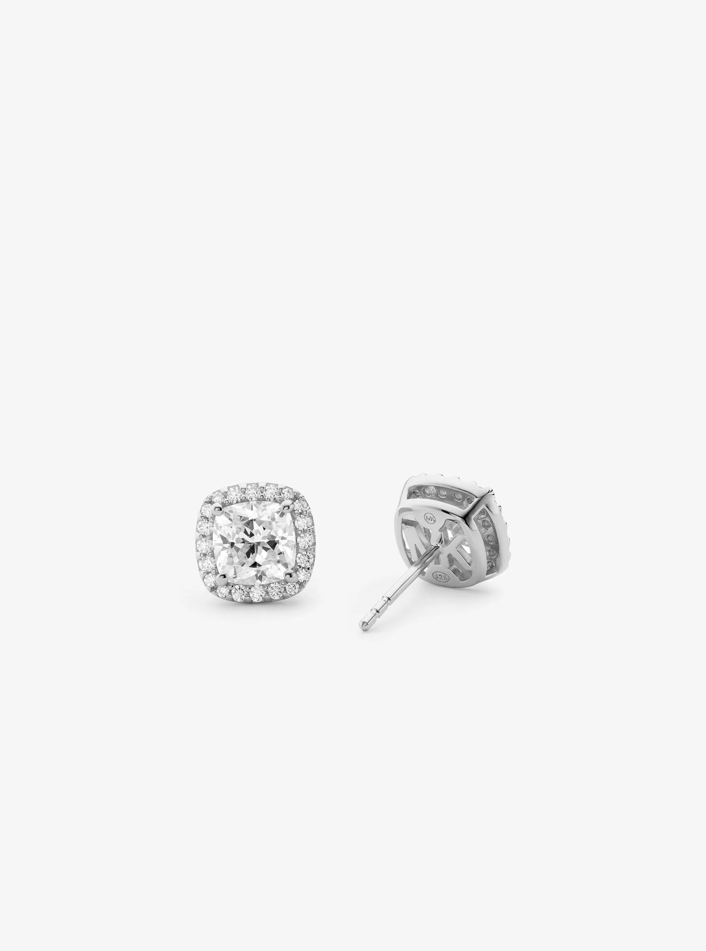 Aretes color plateado