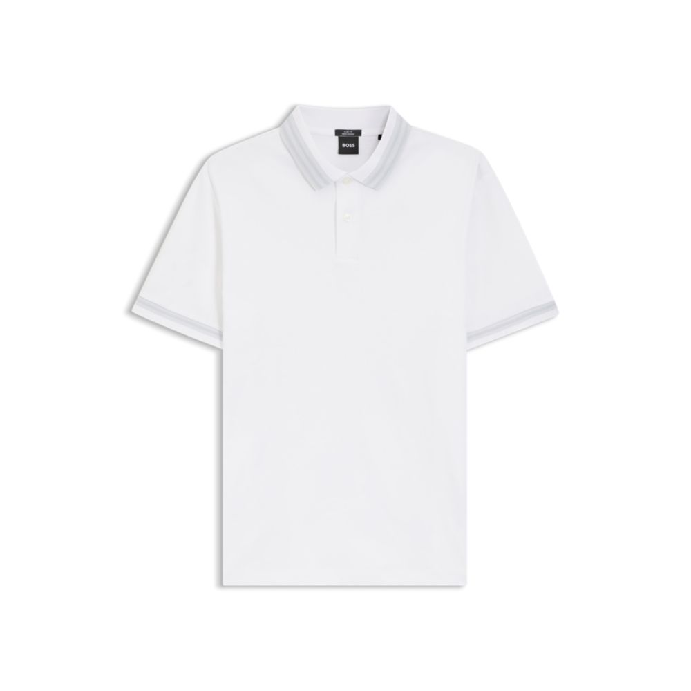 Polo de algodón de corte ajustado