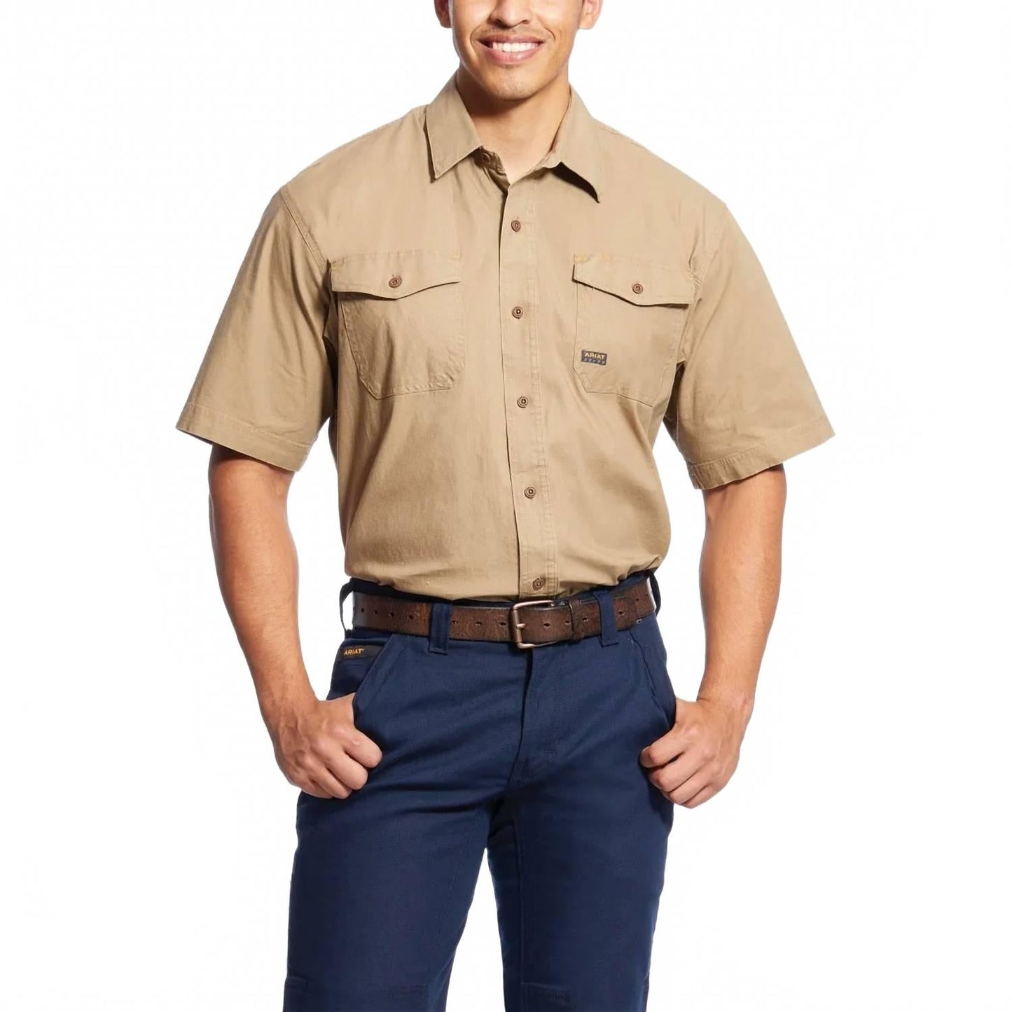 Camisa color caqui