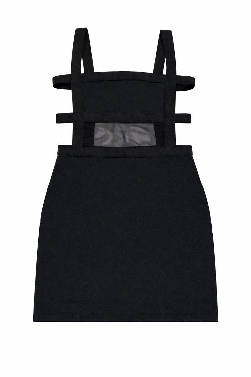 Vestido corto sin mangas