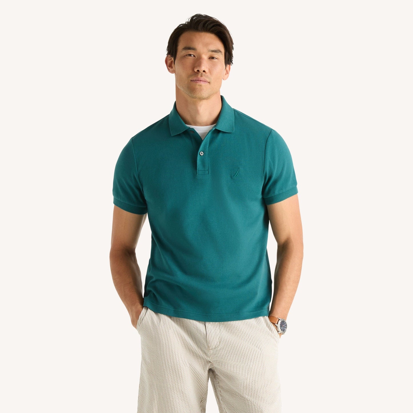 Polo de hombre de corte ajustado
