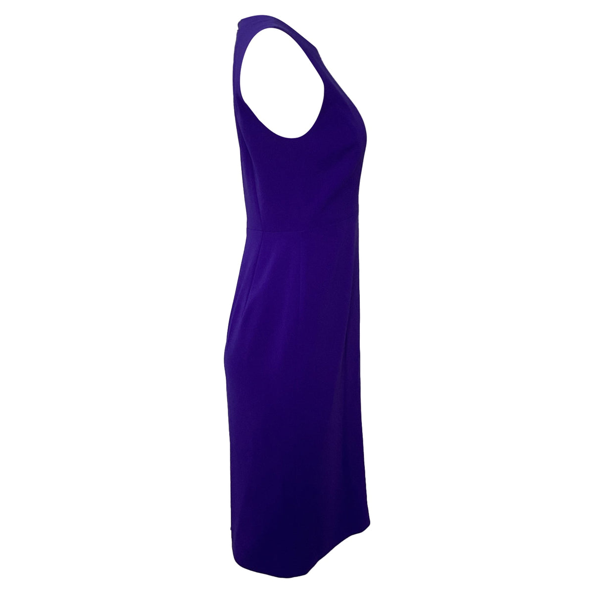 Vestido sin mangas color violeta