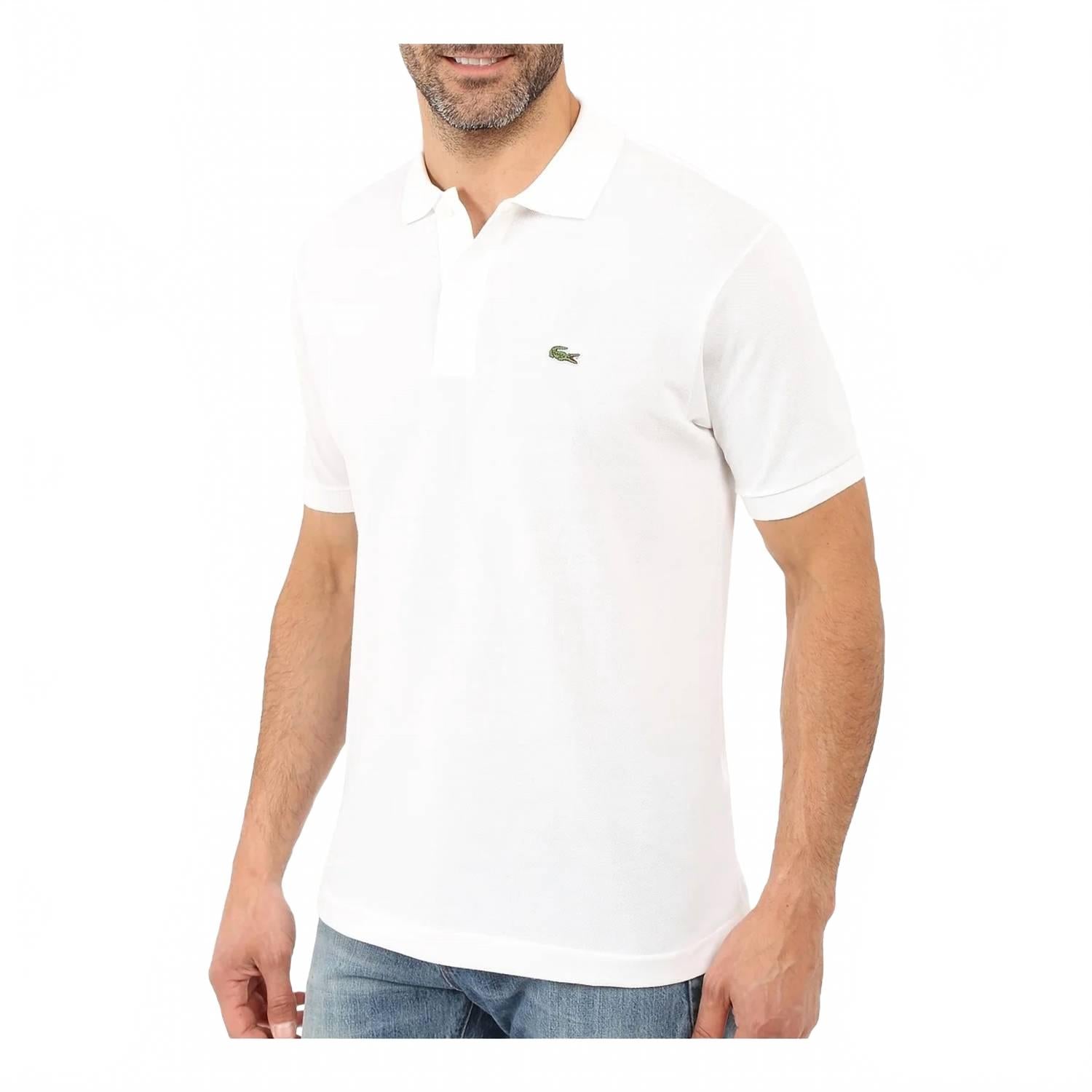 Polo de manga corta color blanco