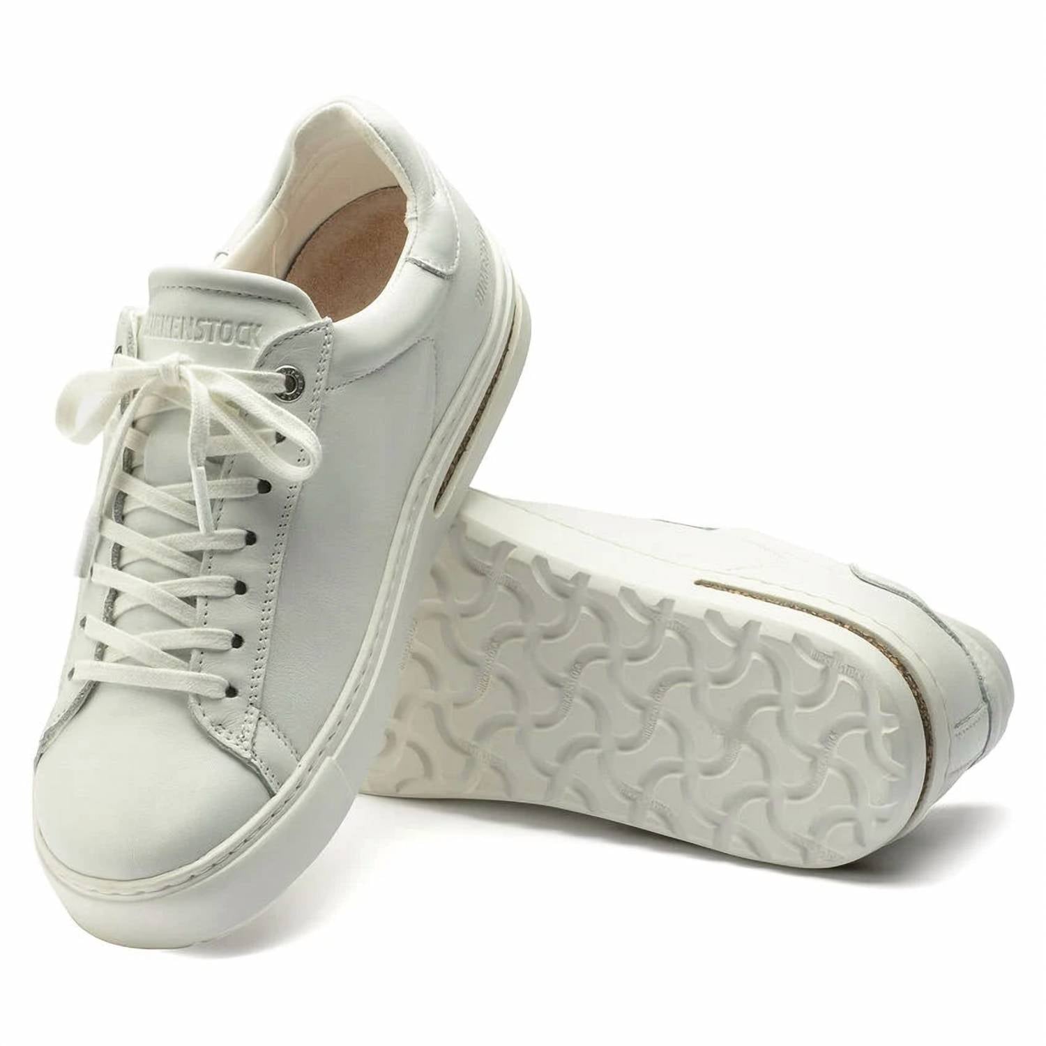 Tenis de mujer de cuero color blanco