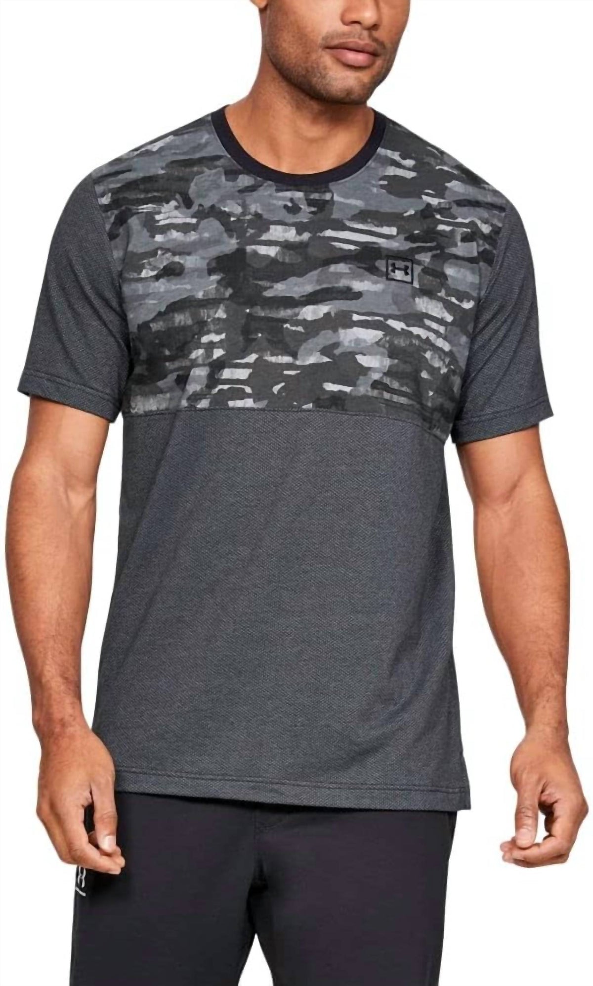 Camiseta de hombre de algodón color negro