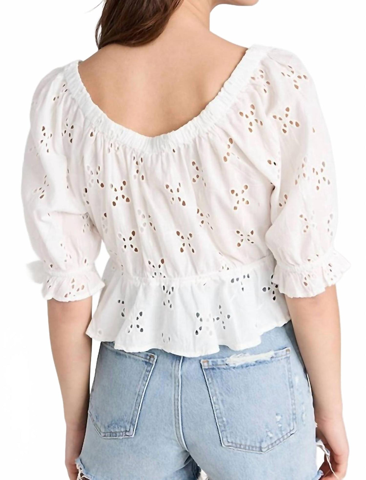 Top color blanco