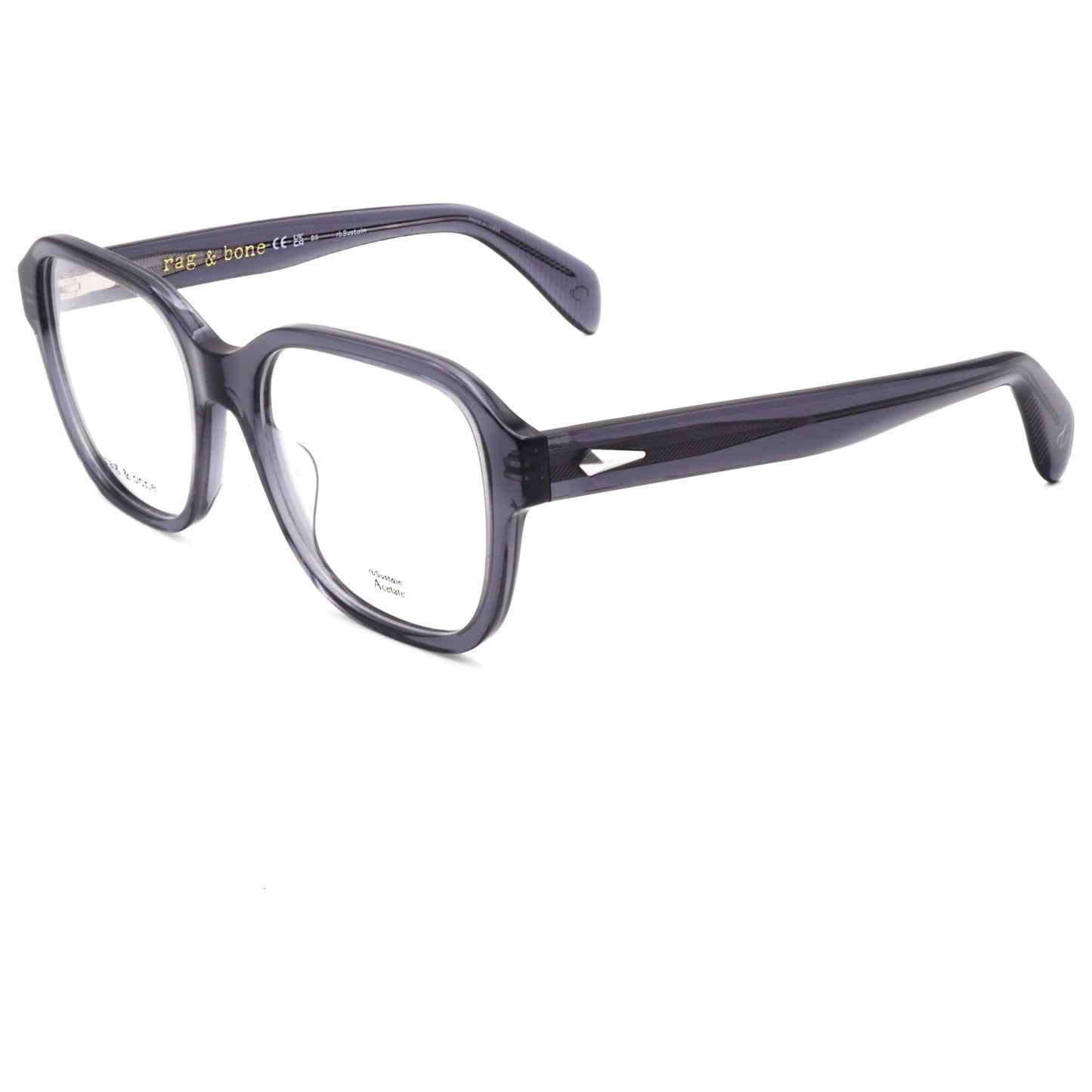 Montura para gafas de hombre 54 mm color gris