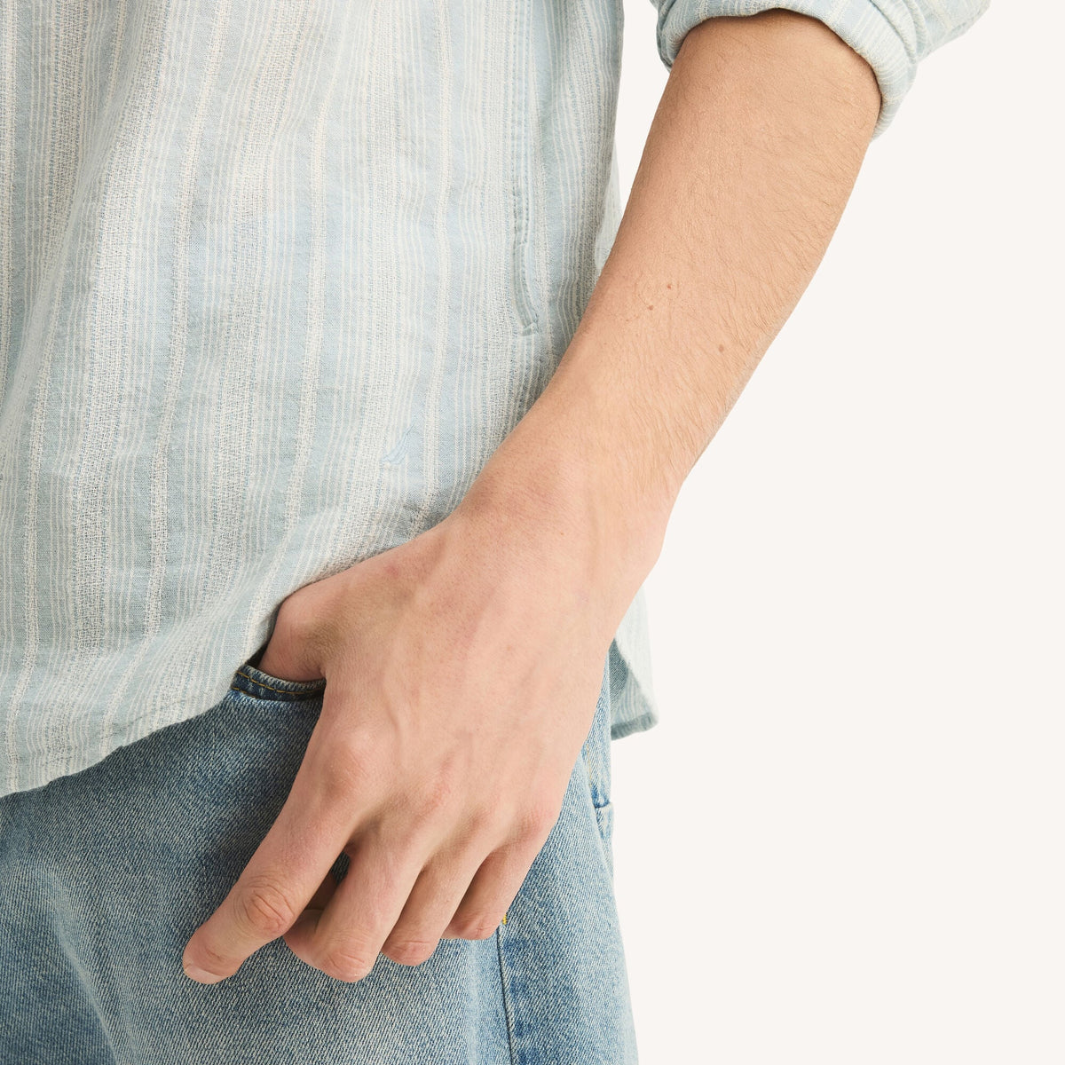 Camisa de hombre a rayas