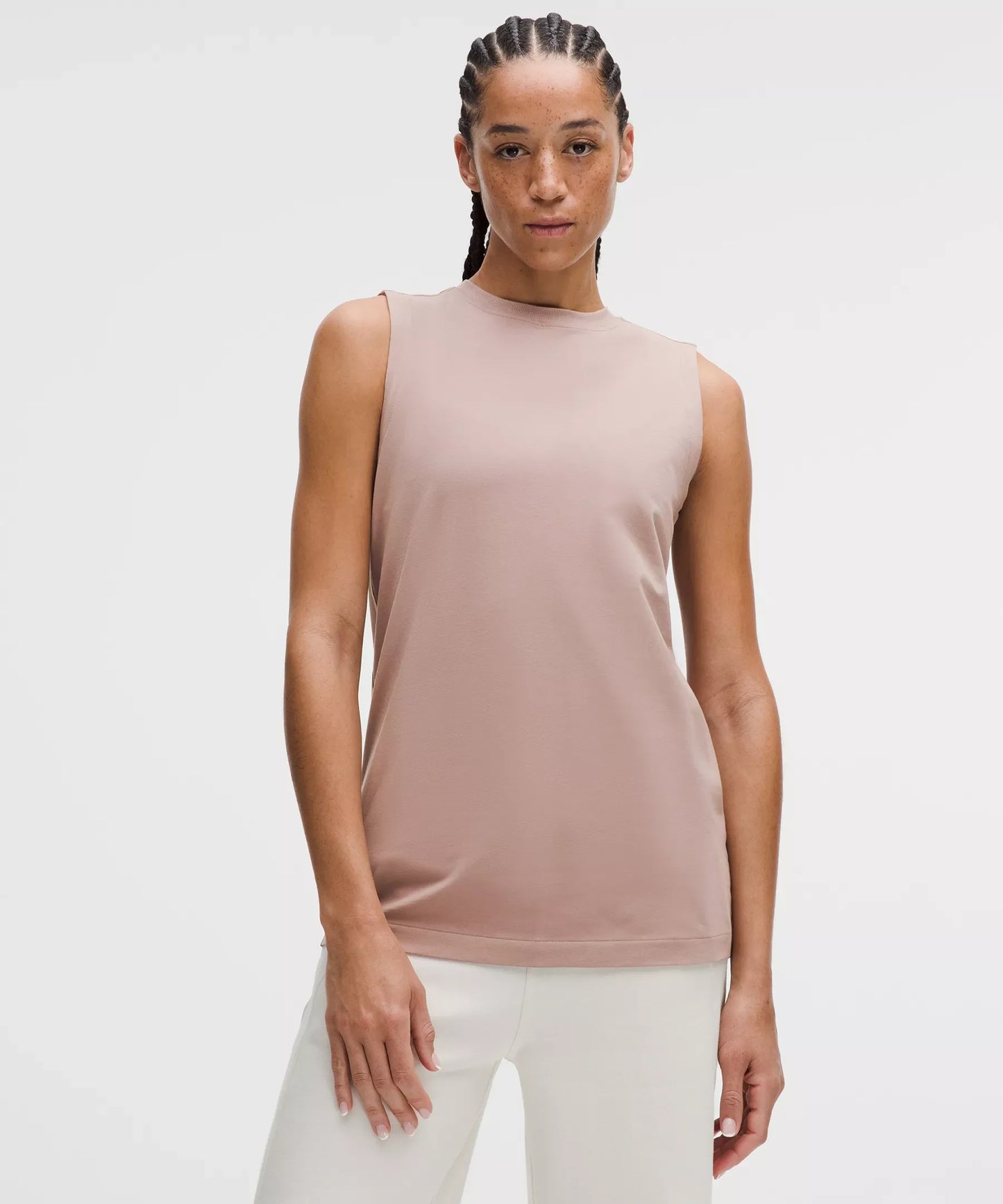 Camiseta sin mangas de algodón