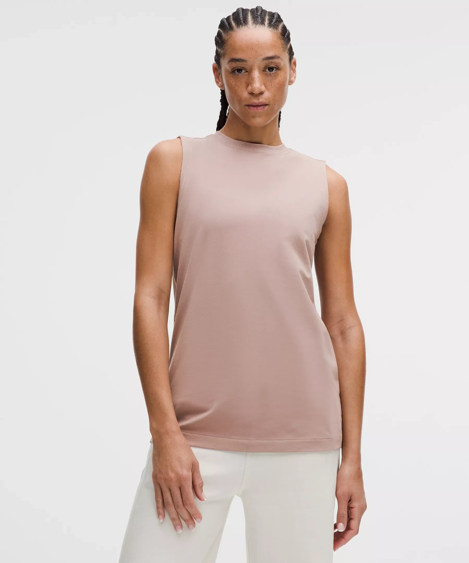 Camiseta sin mangas de algodón