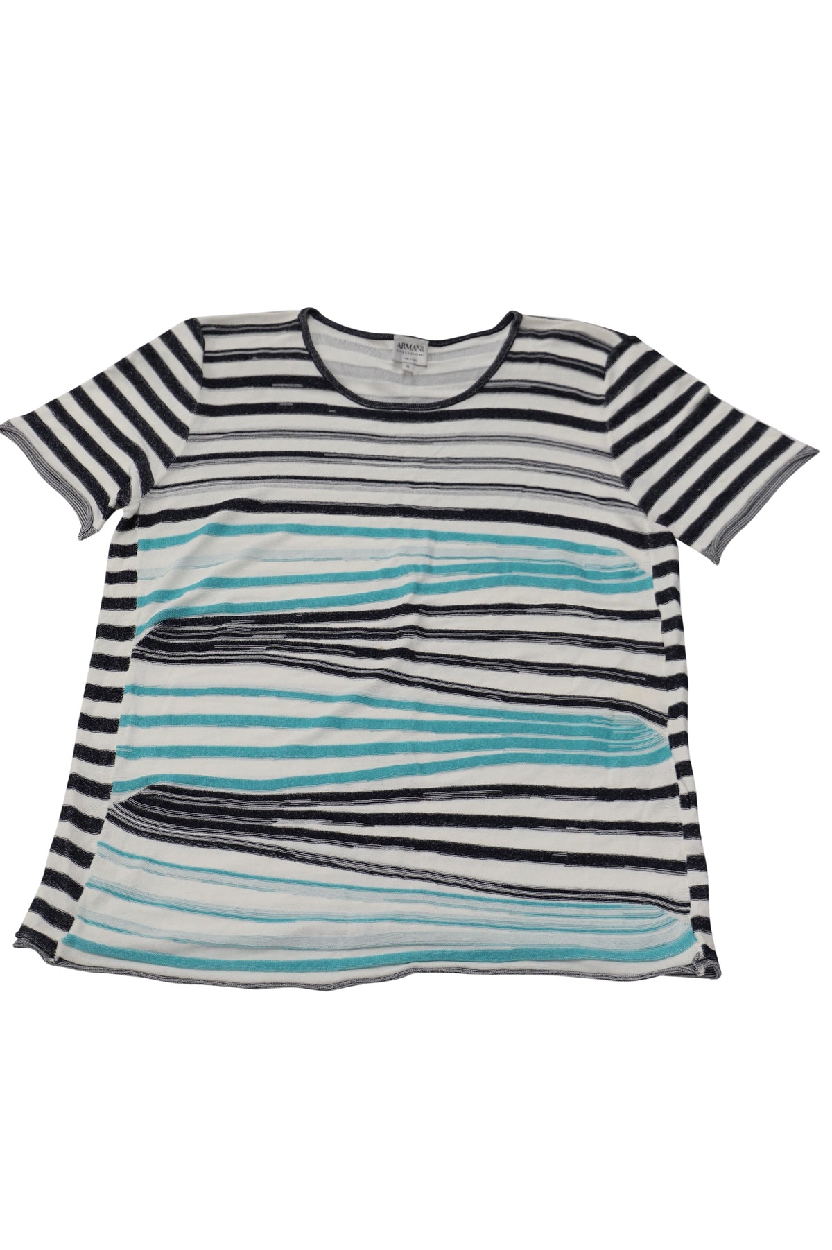 Camiseta a rayas multicolor