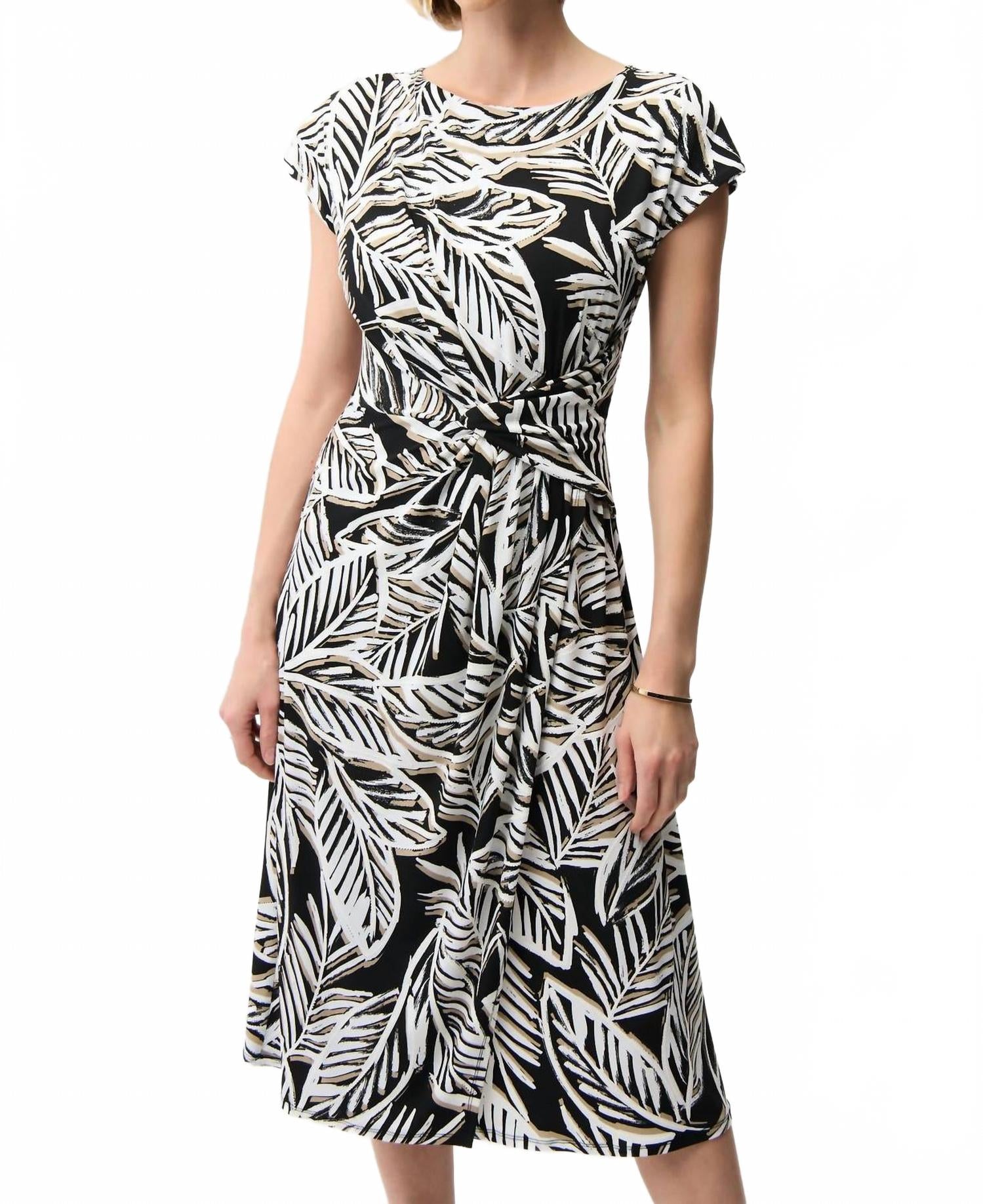 Vestido midi color negro