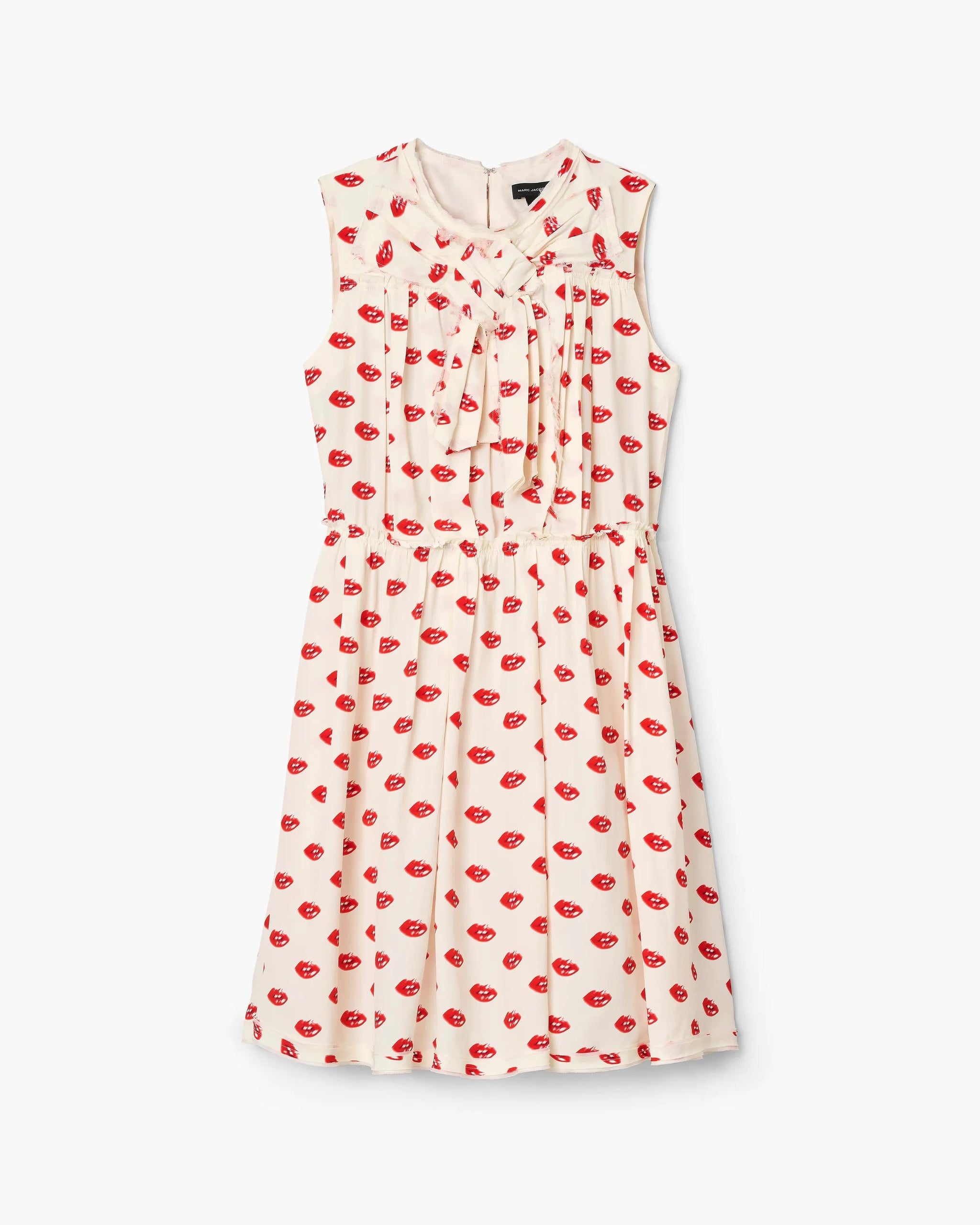 Vestido midi con pliegues