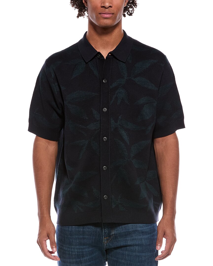Camisa de mezcla de lino con estampado floral