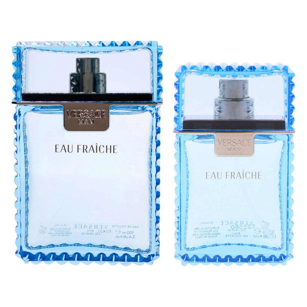 Perfume de hombre (2 unidades) eau de toilette 3,4 oz + 1 oz