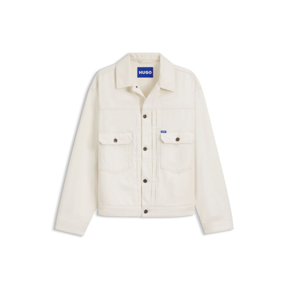 Chaqueta de mezclilla de corte amplio