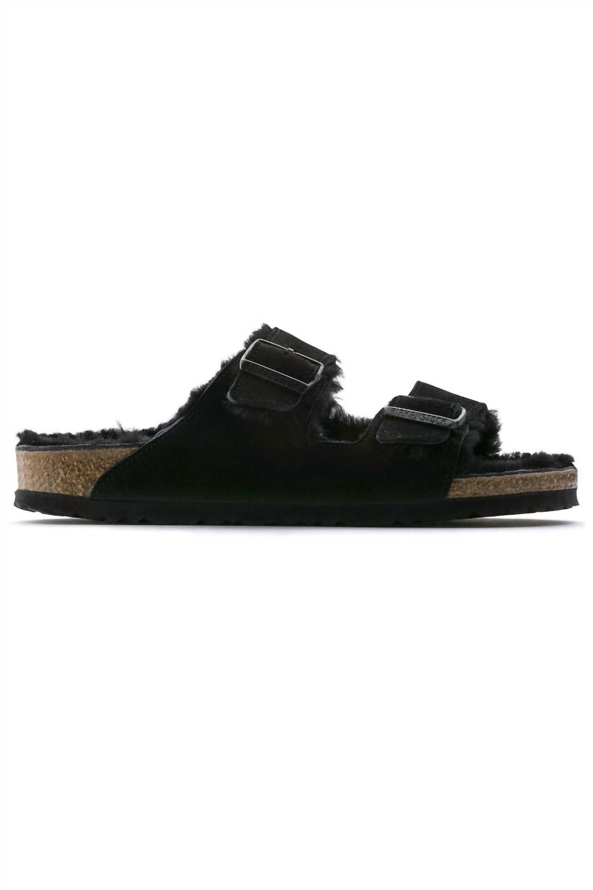 Sandalias unisex de gamuza color negro