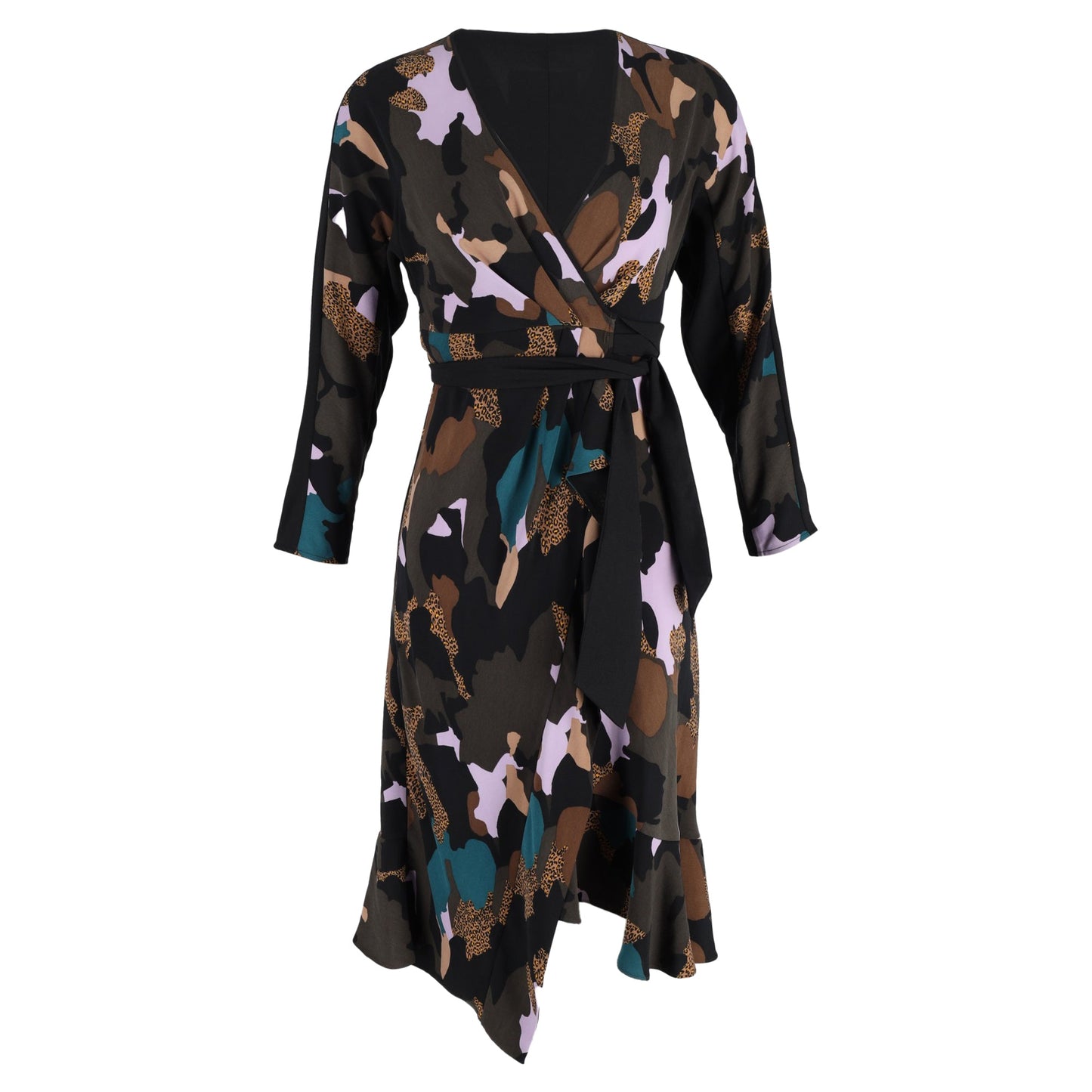 Vestido con estampado multicolor