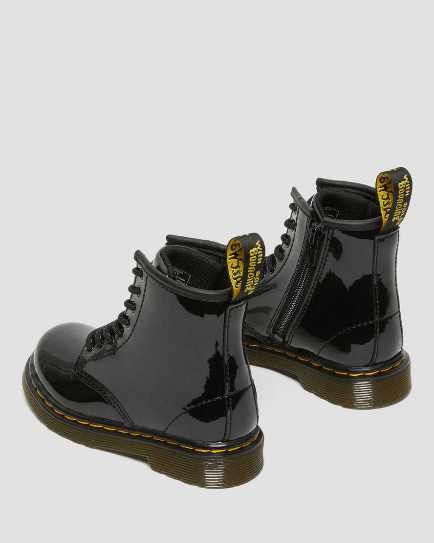 Botas infantil de cuero con cordones