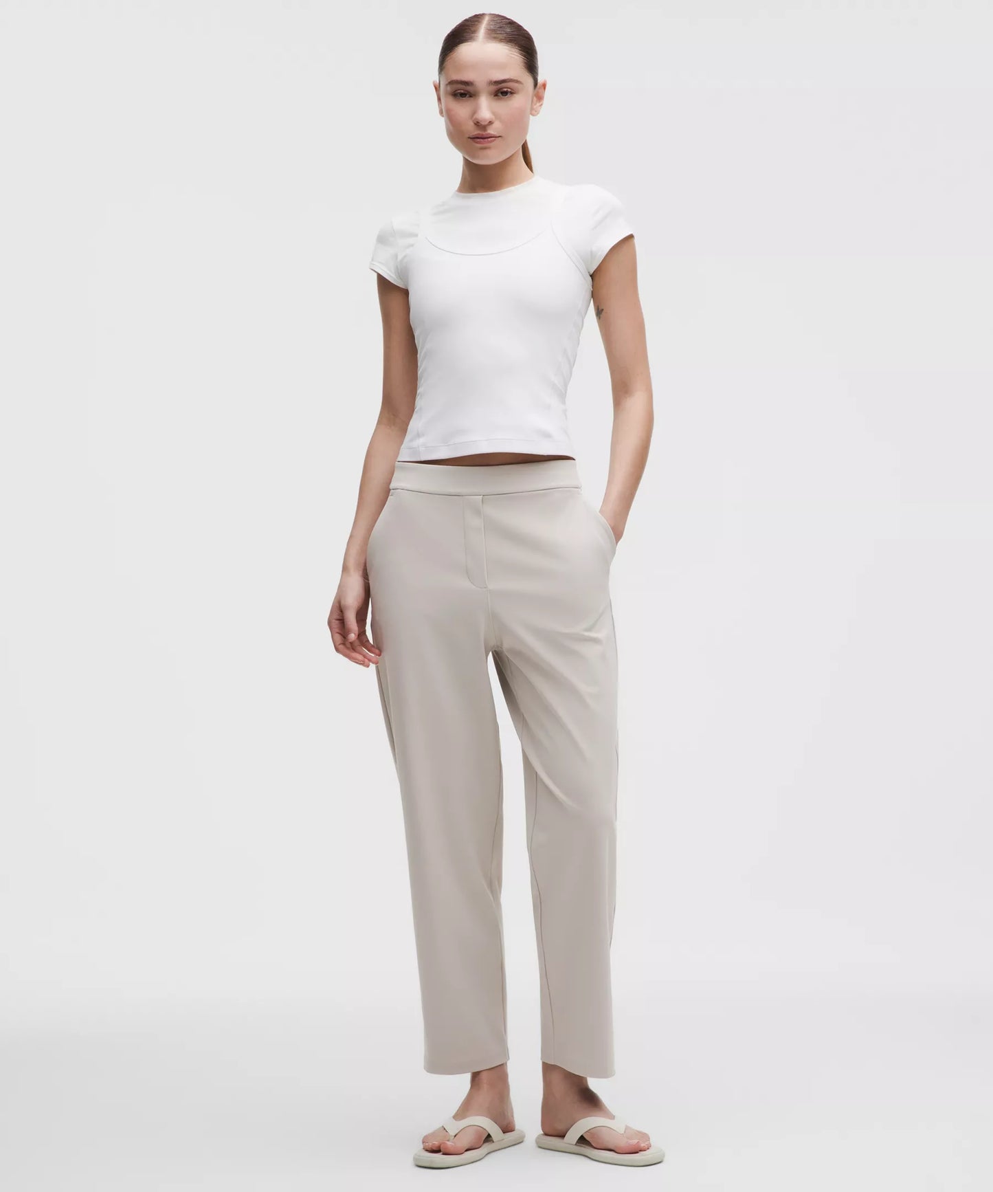 Pantalón de tiro alto
