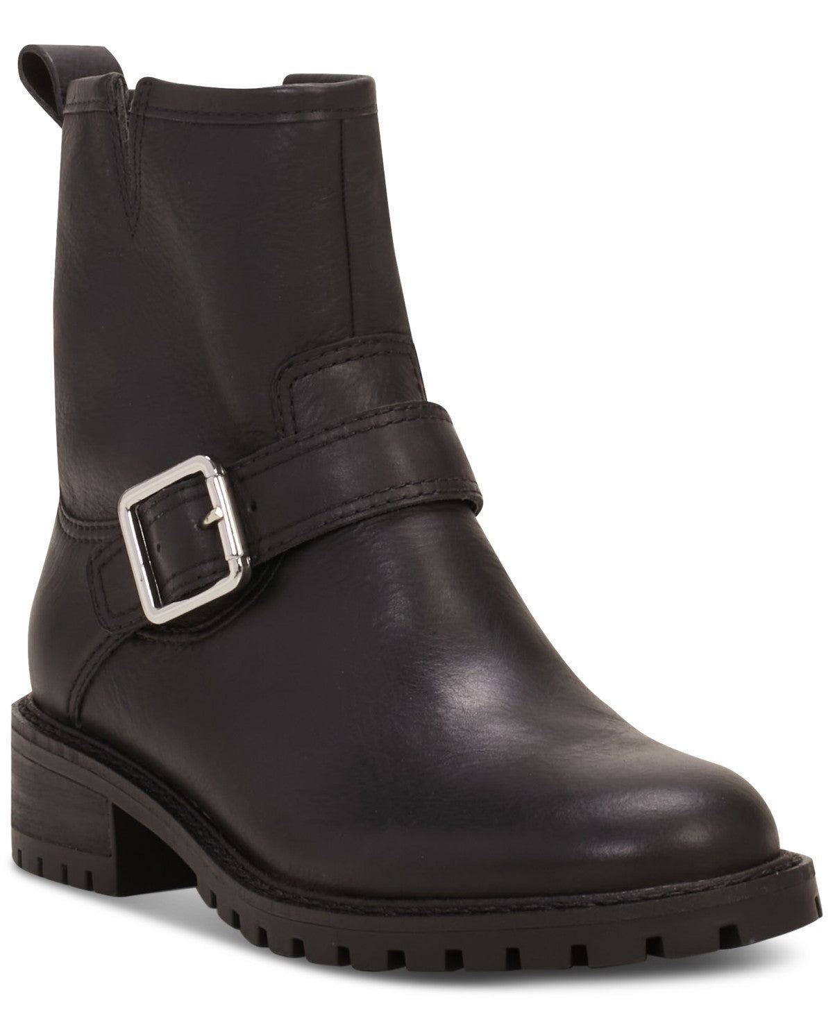 Botines de mujer de cuero color negro