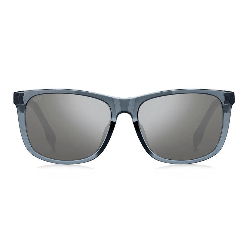 Gafas color azul y plateado