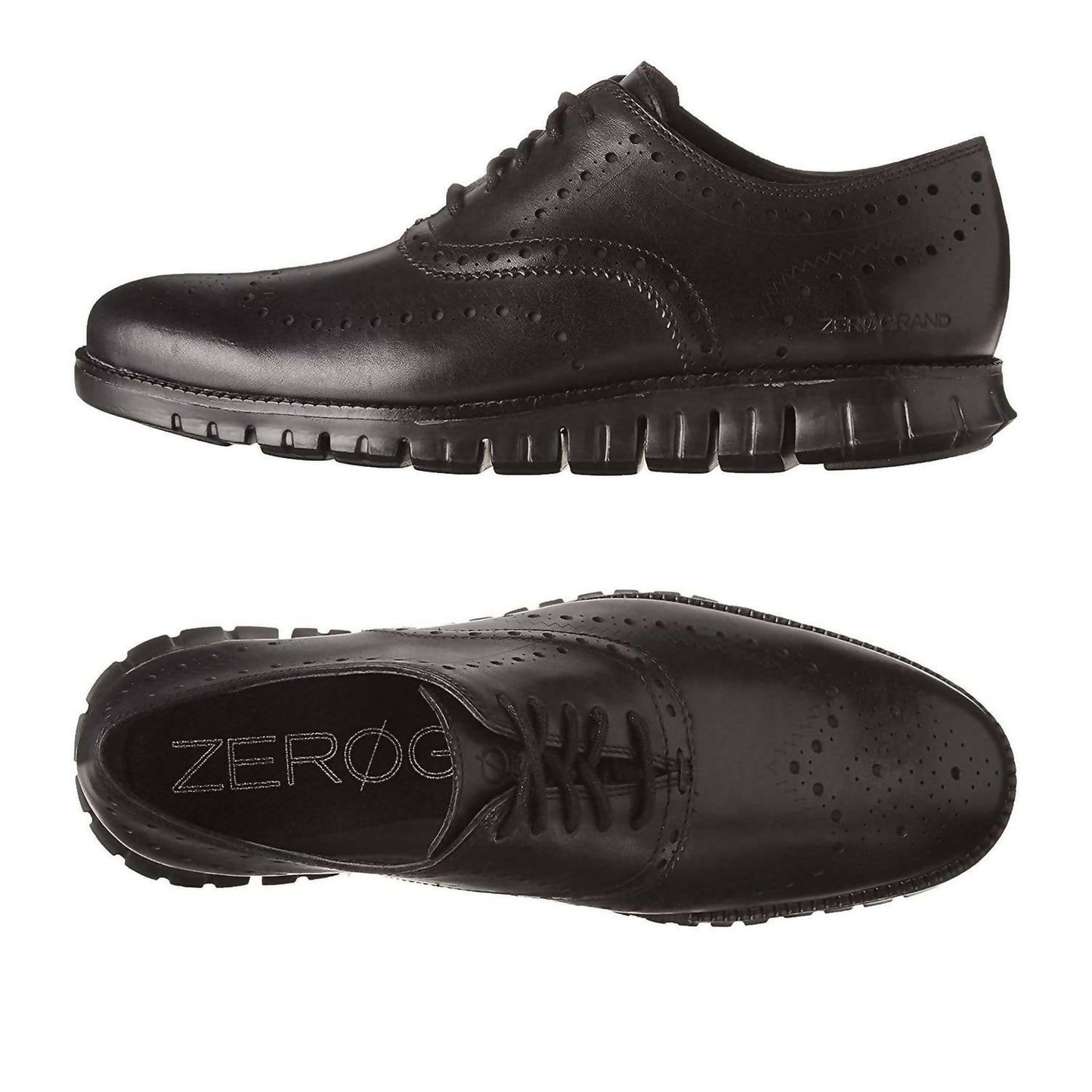 Zapatos de cordones de hombre color negro