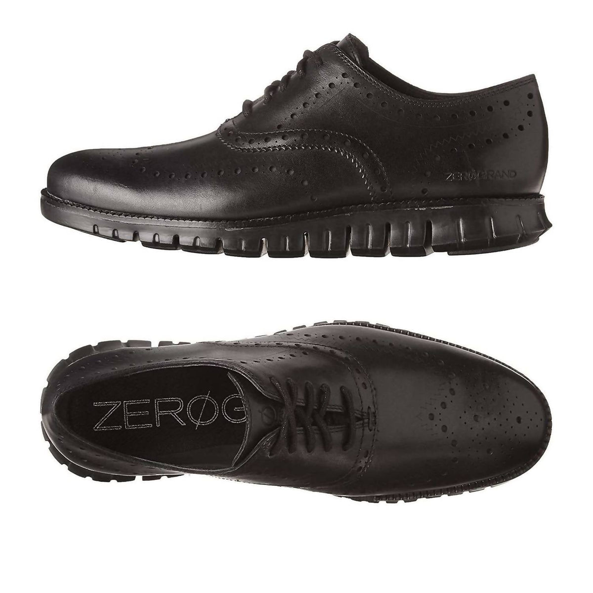 Zapatos de cordones de hombre color negro