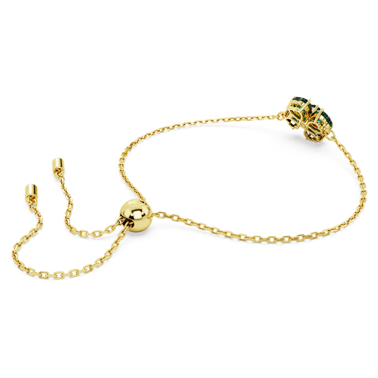 Pulsera color verde y dorado