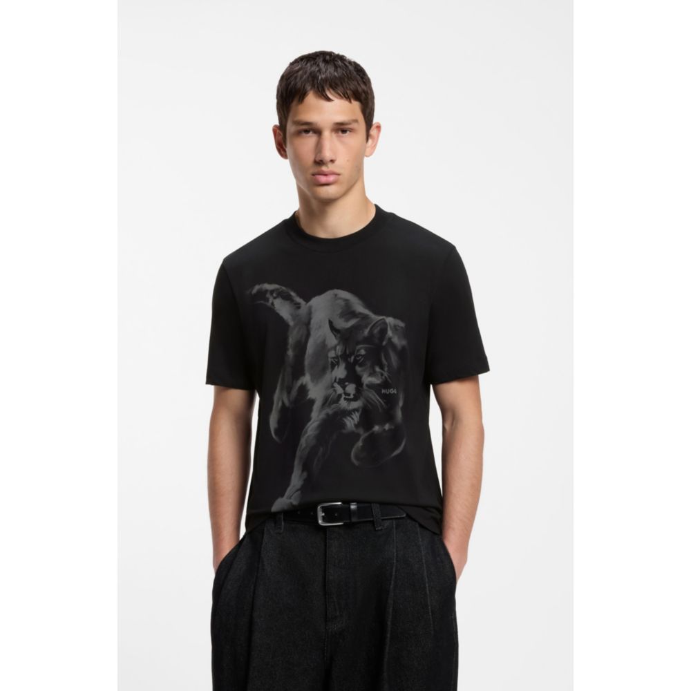 Camiseta de algodón con estampado