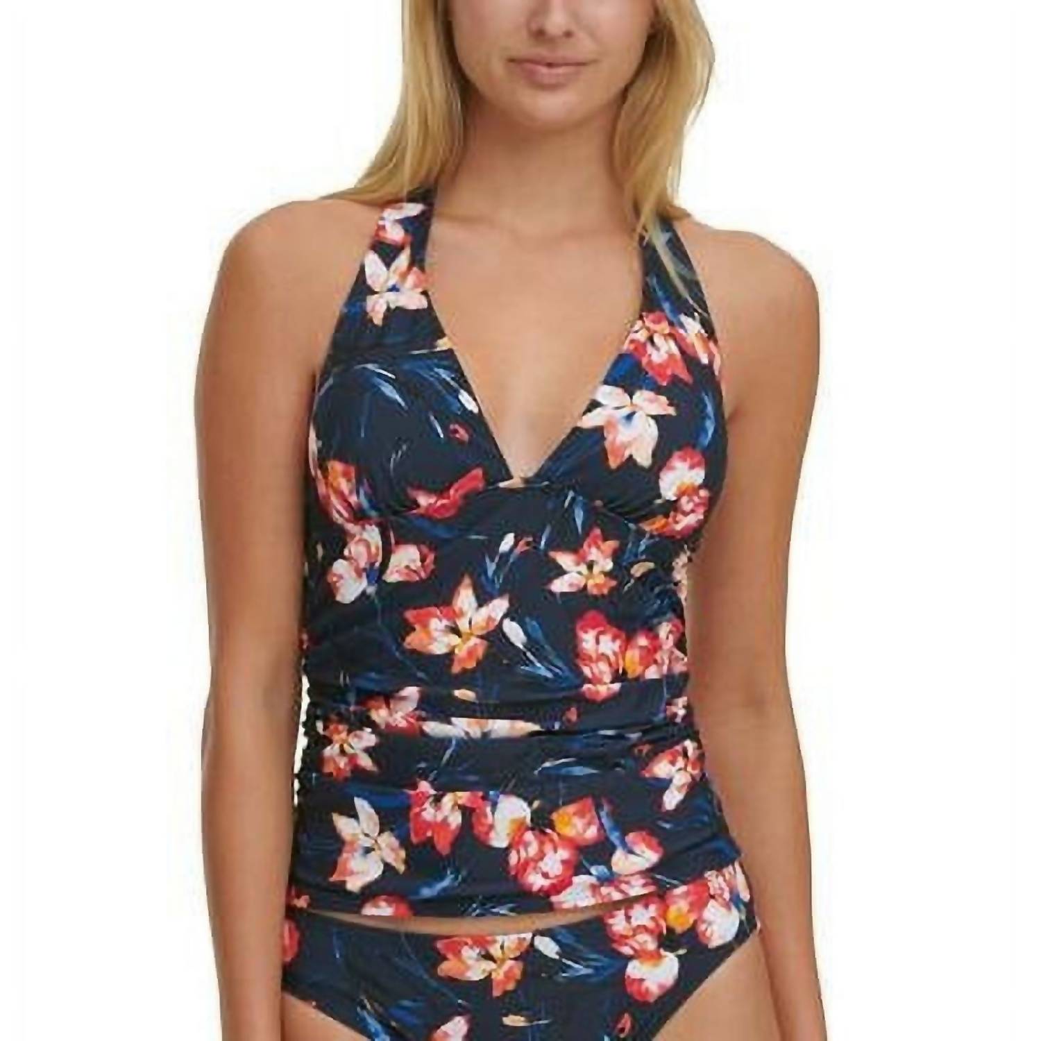 Tankini color azul marino
