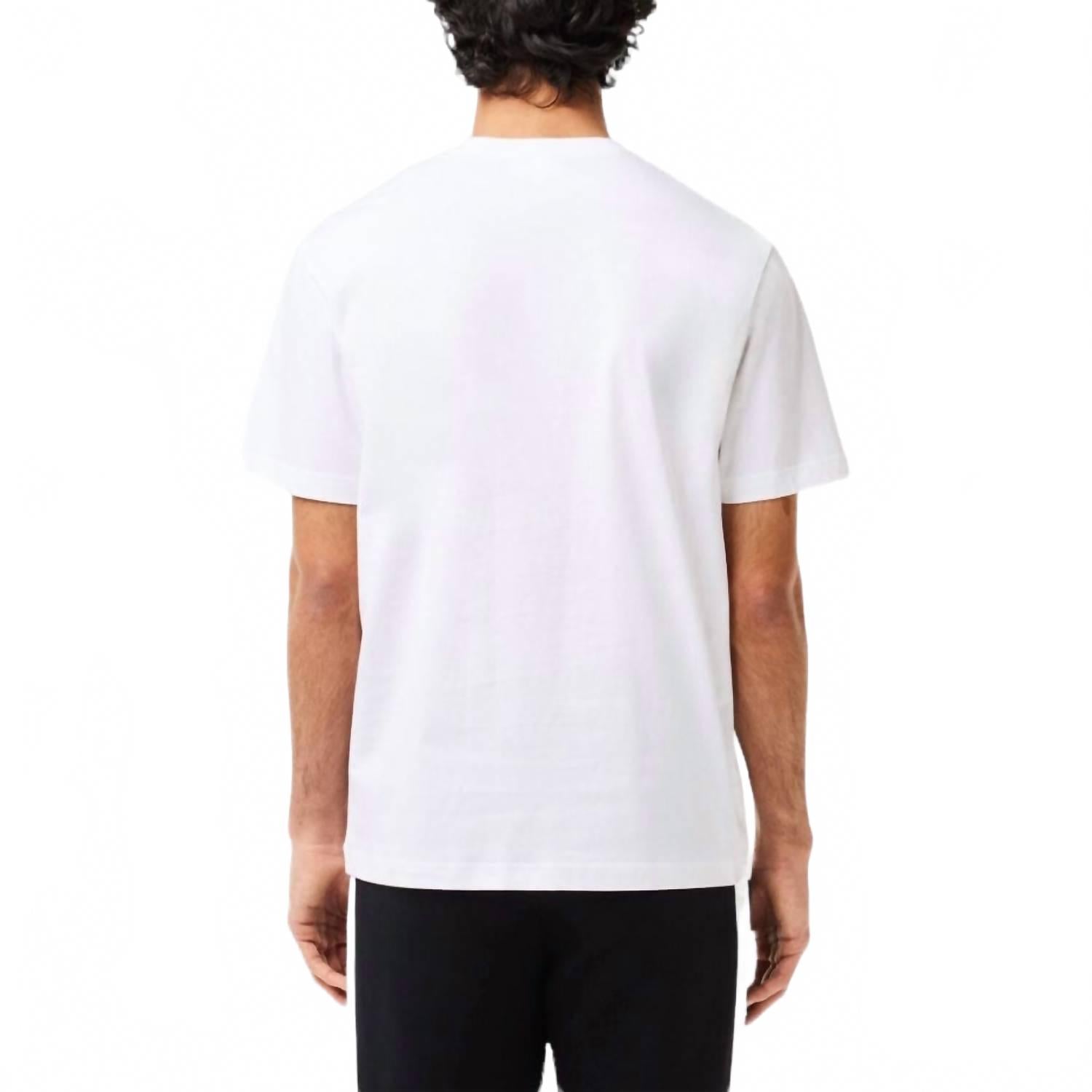 Camiseta de algodón color blanco