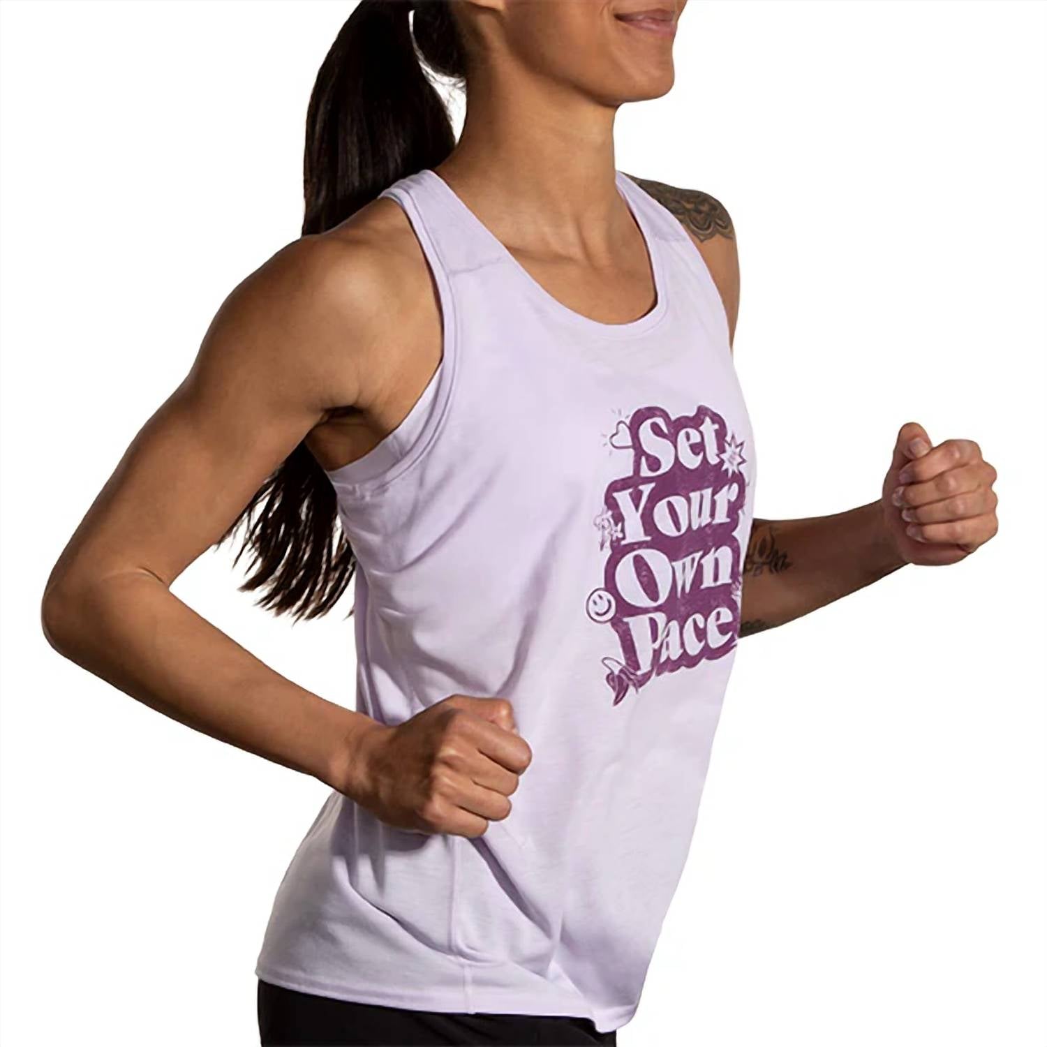 Camiseta sin mangas color violeta