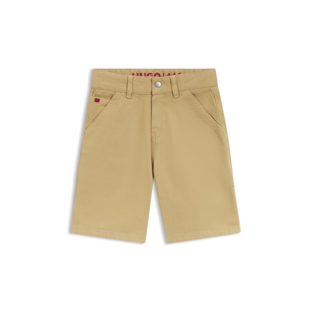 Short infantil de algodón de corte amplio