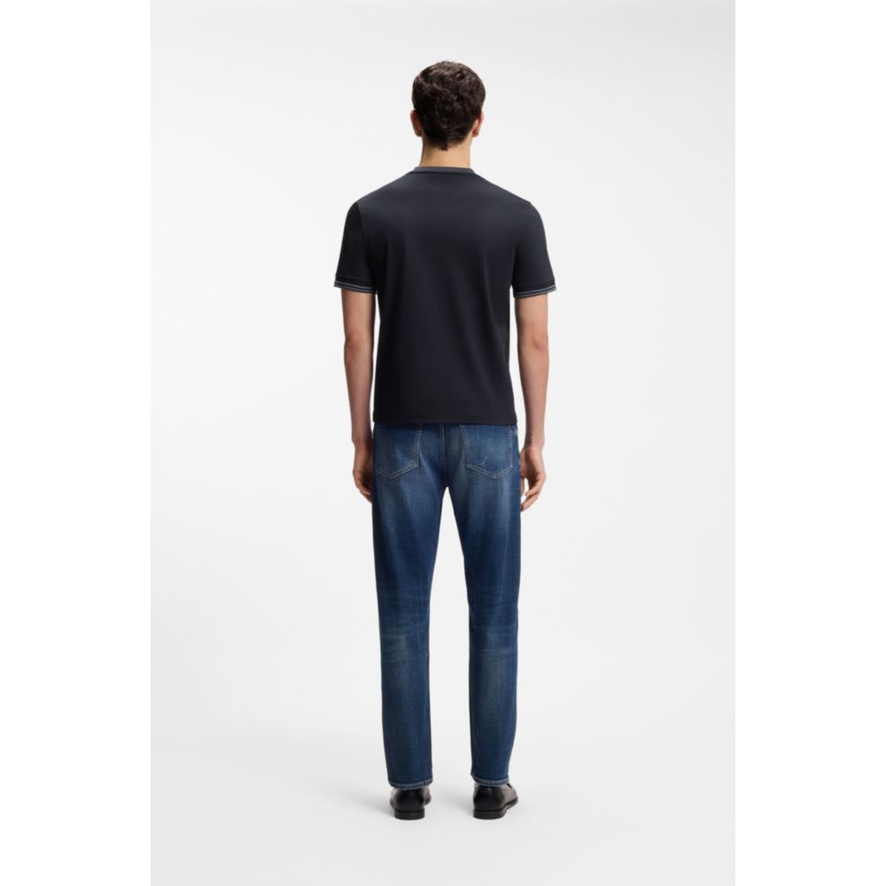 Camiseta de algodón de corte ajustado