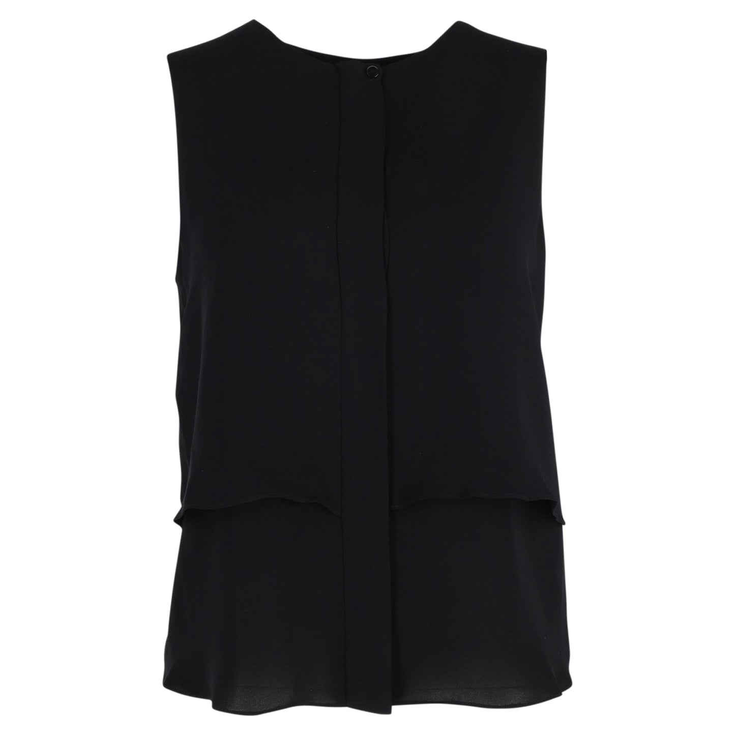 Top sin mangas color negro