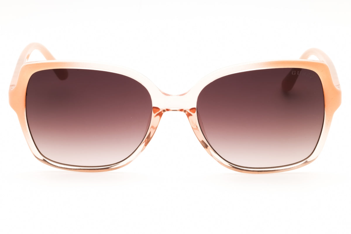 Gafas color café y marfil