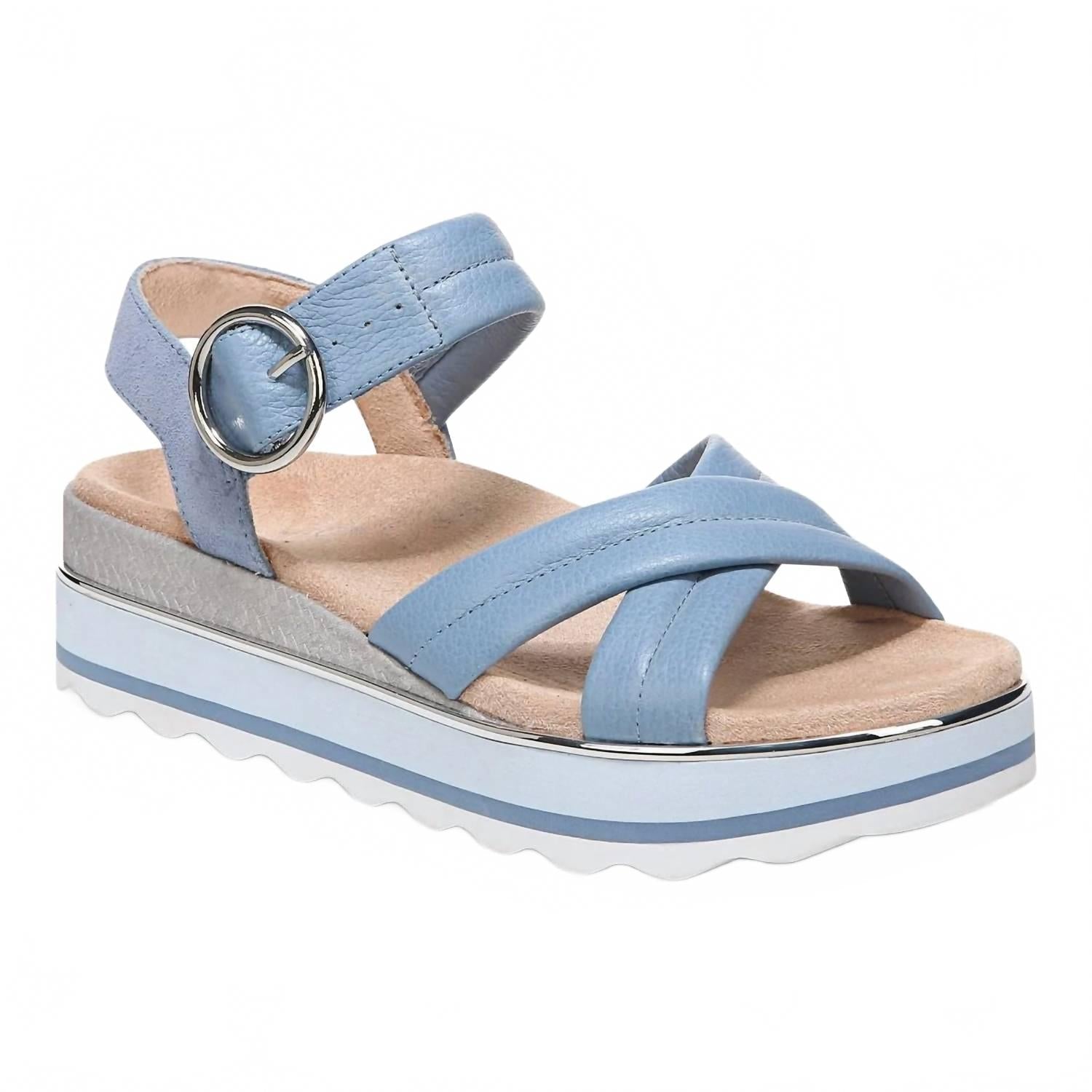 Sandalias de mujer color azul