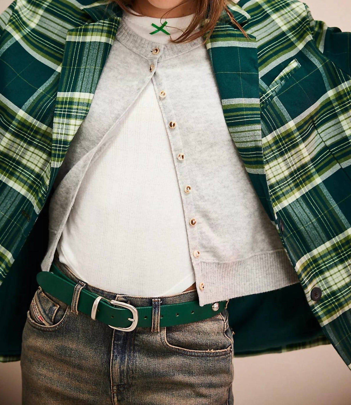 Blazer color verde