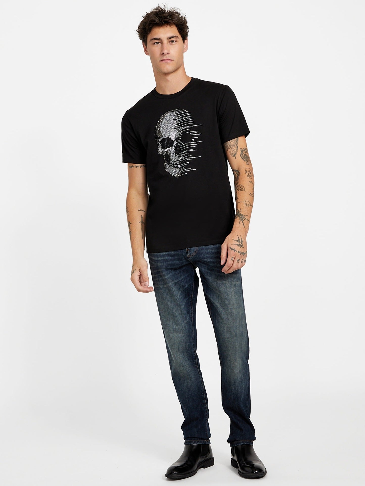 Camiseta con cuello redondo