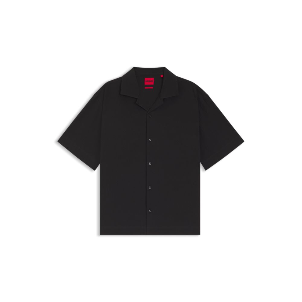 Camisa de algodón de corte amplio