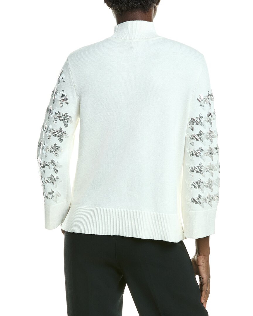 Suéter con cuello alto con lentejuelas