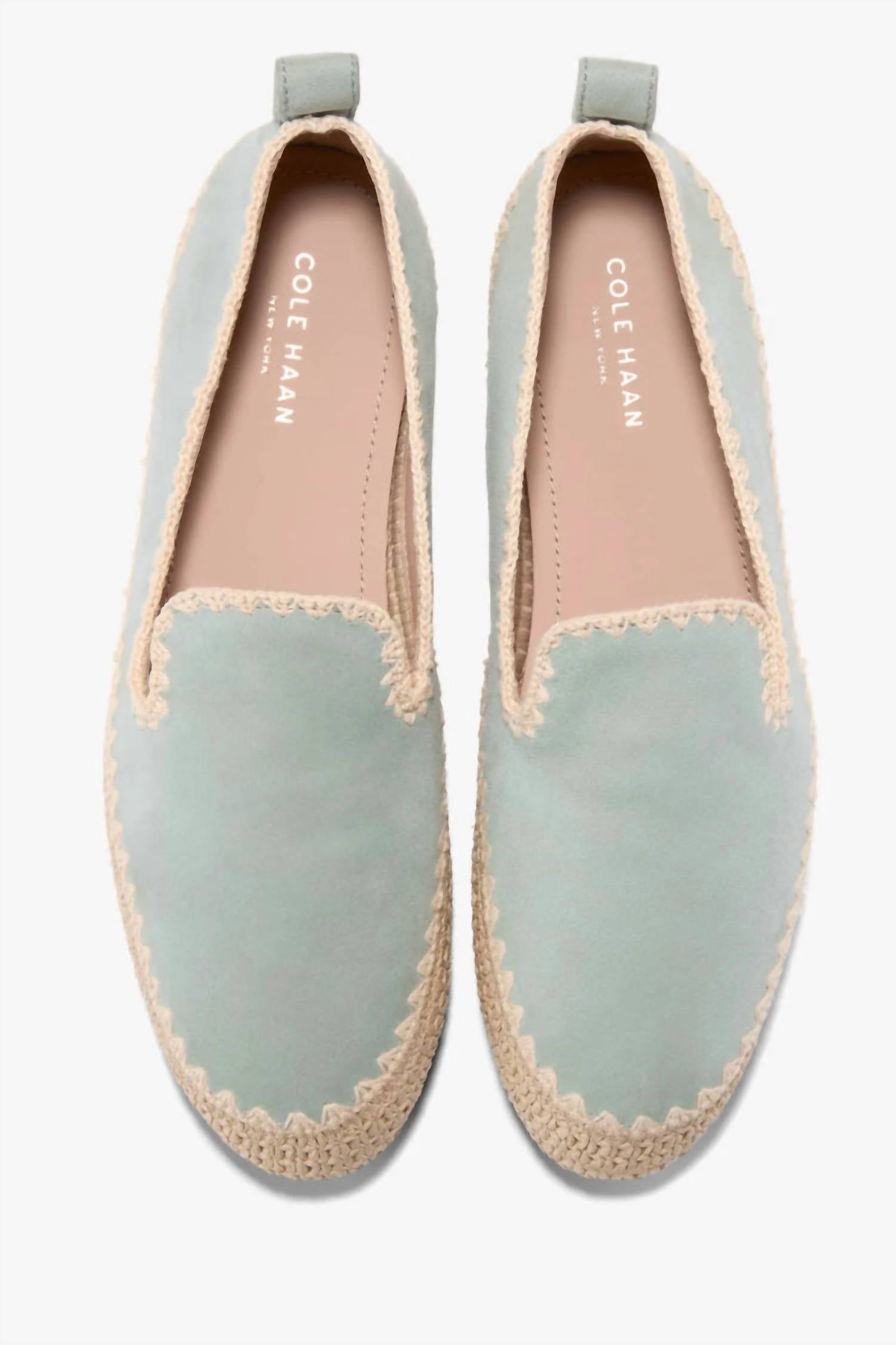 Mocasines de mujer de gamuza sin cordones